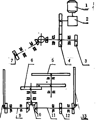 傳動(dòng)原理示意圖