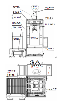 噸袋包裝機(jī)平面圖