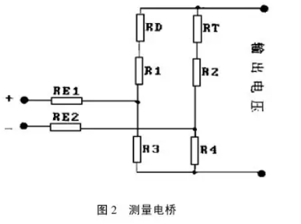 稱重傳感器測量電橋圖